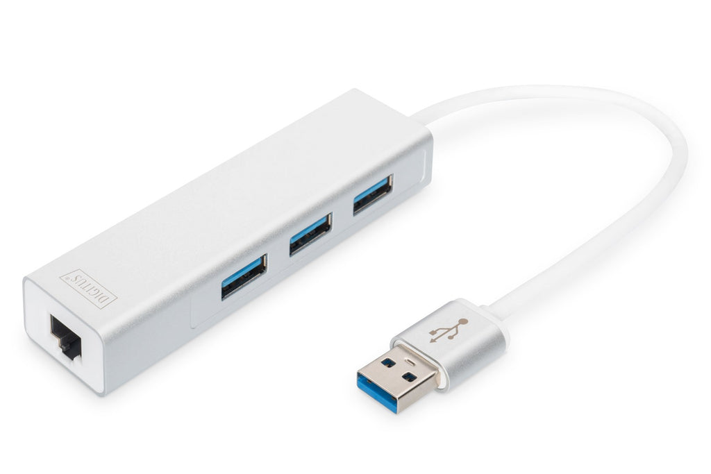 DIGITUS USB Hub with 3 USB 3.2 Gen 1 Type-A Ports, DA-70250-1