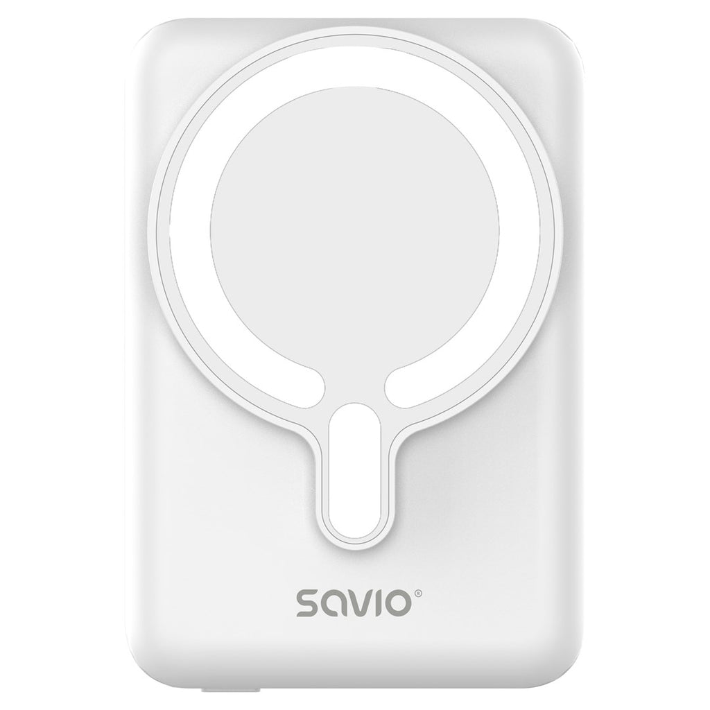 SAVIO Wireless Power Bank 10000mAh with LED Indicators - BA-13