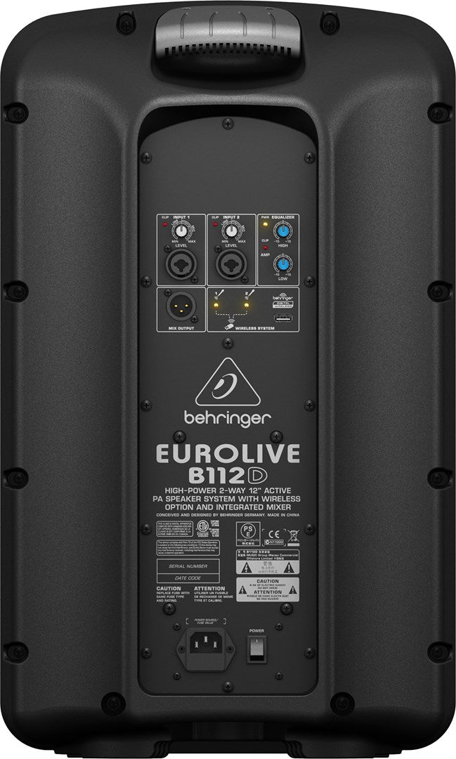 Behringer B112D Public Address (PA) System Black