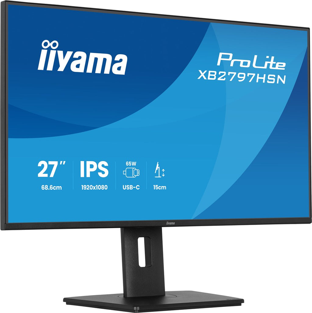 IIYAMA ProLite XB2797HSN-B1 27-inch Full HD LCD Monitor - 1920 x 1080 Resolution