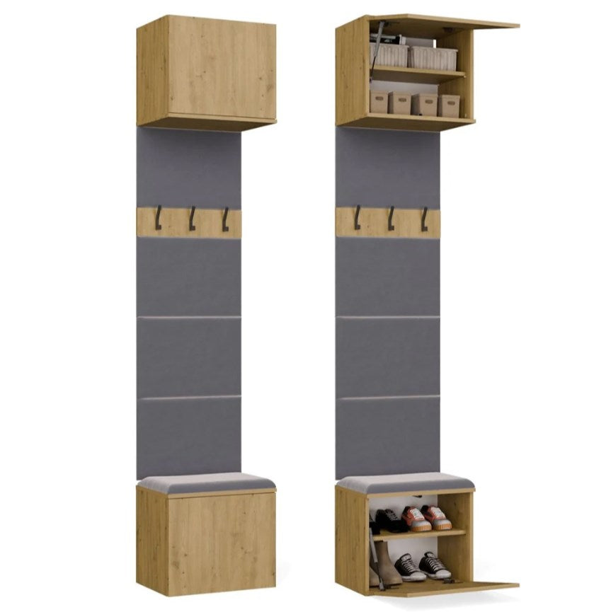HAGA 1SZ Artisan Oak Coat Rack