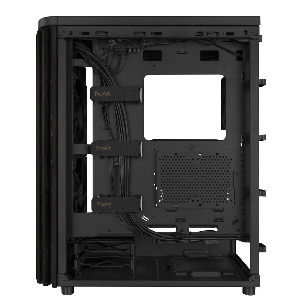 ASUS ProArt PA401 Wood Edition Mesh Panel Black - PC Case