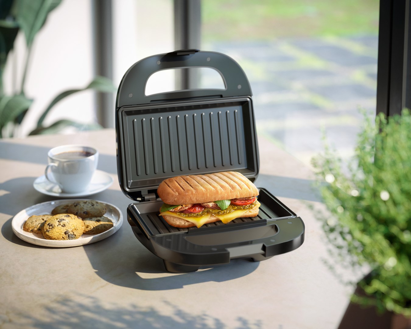 Philips 3000 Series HD2330/90 Sandwich Maker 750 W
