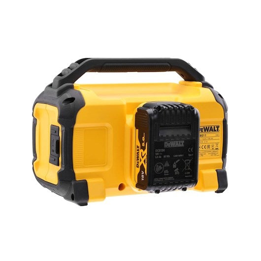 DeWalt DCR011 XJ Bluetooth Speaker Yellow/Black USB