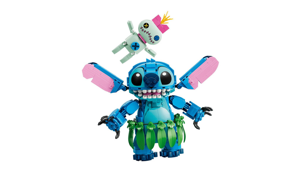 LEGO Disney Building Blocks Set 43296 - Stitch and Scrump - 713 Pieces, 9+ Age