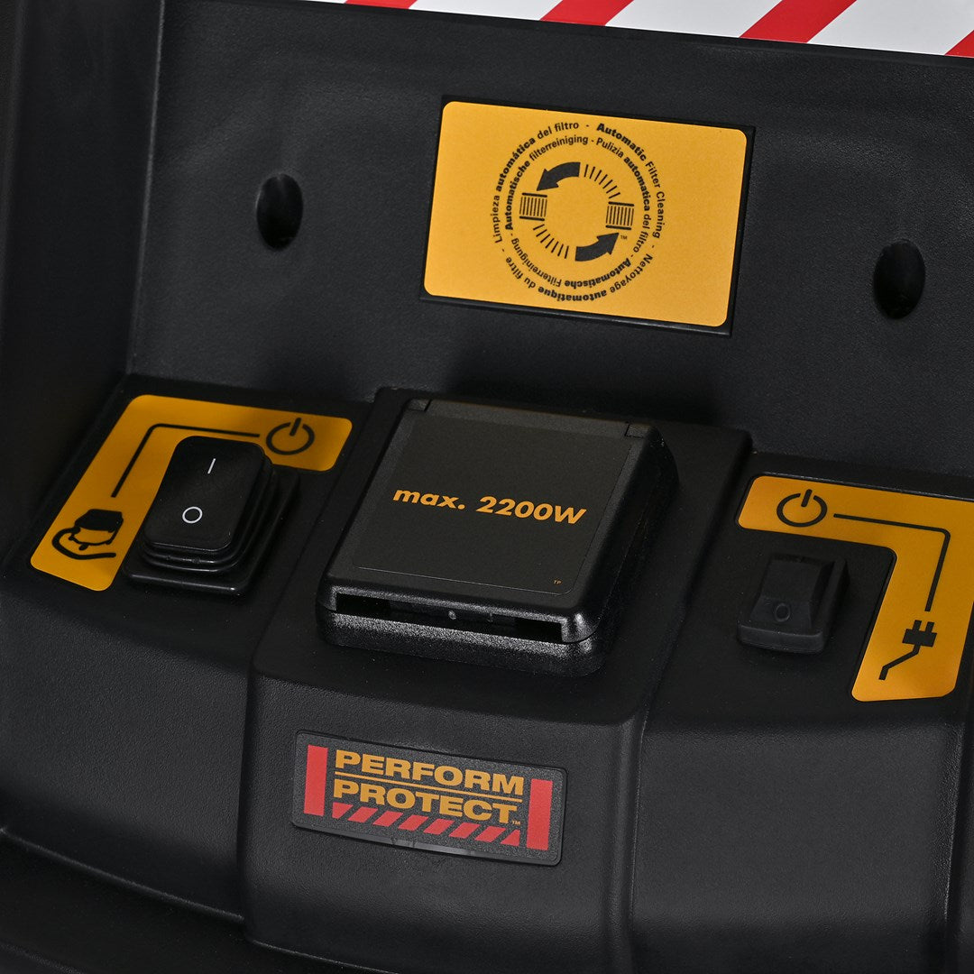 DeWALT DWV901L dust extractor Black  Yellow 30 L 1400 W