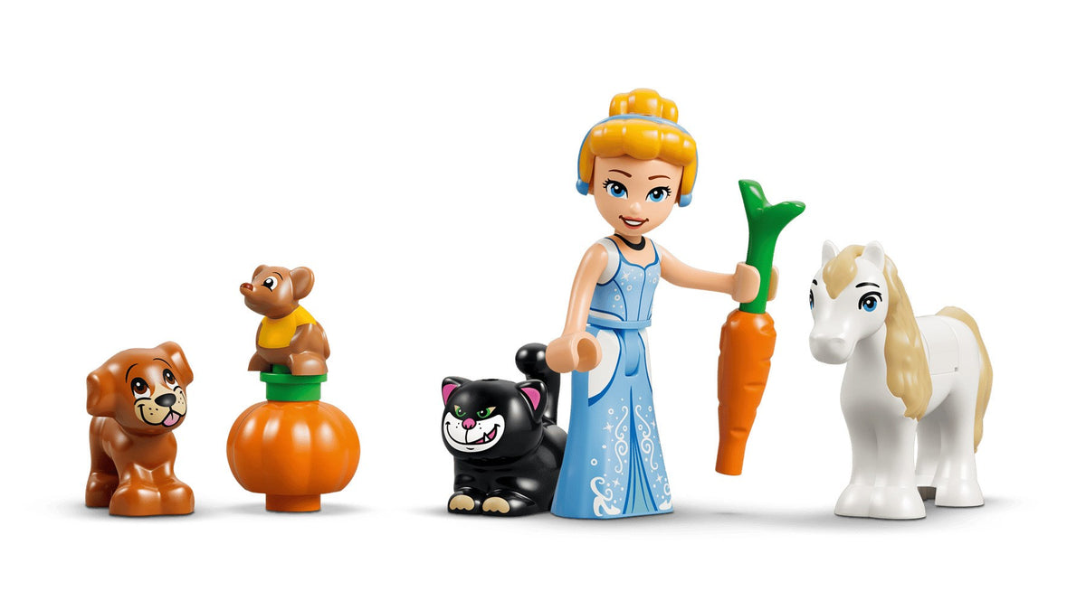 LEGO Building Blocks Cinderella Animal Friends Castle Set 43283 - 149 Pieces, 1 Minifigure