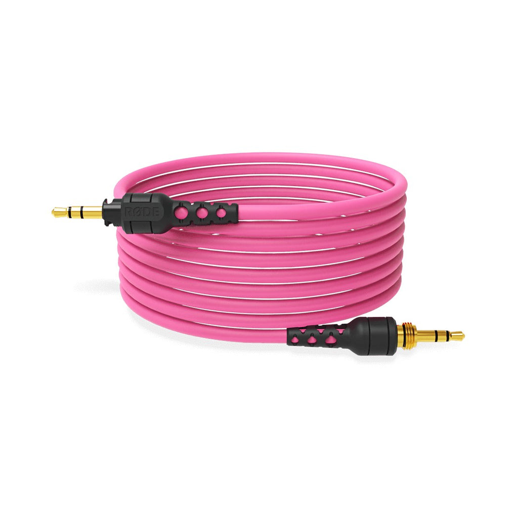 RODE NTH-Cable24 Pink Audio Cable 2.4 m 3.5 mm TRS | Model NTH-CABLE 24P