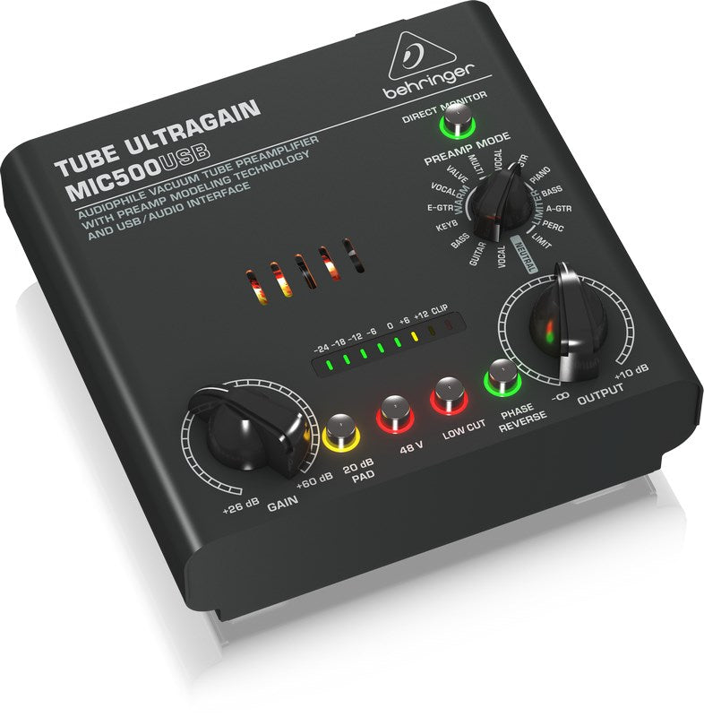 Behringer MIC500USB Audio Preamplifier with USB Interface
