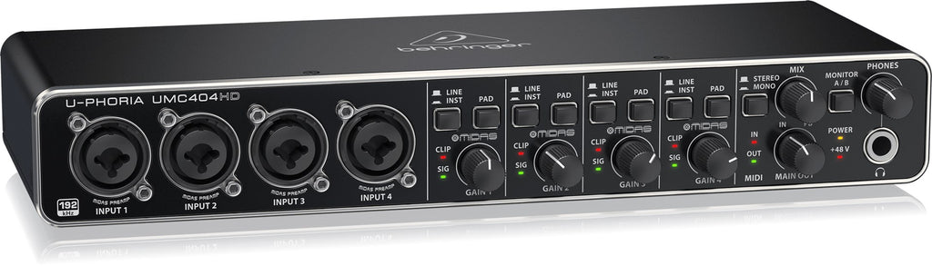 Behringer U-Phoria UMC404HD USB Audio Interface