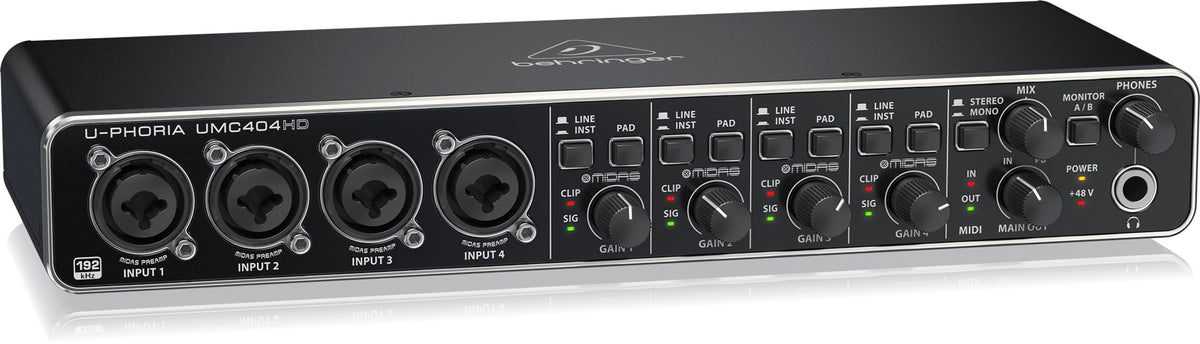 Behringer U-Phoria UMC404HD USB Audio Interface