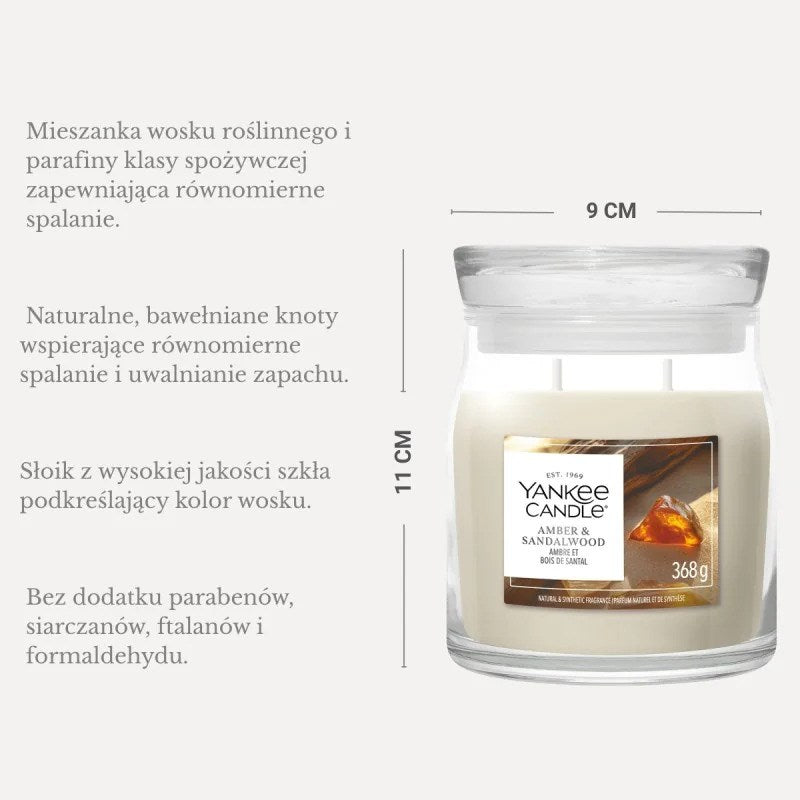 YANKEE home Scented Candle Medium Warm Cashmere 368 g 2236238