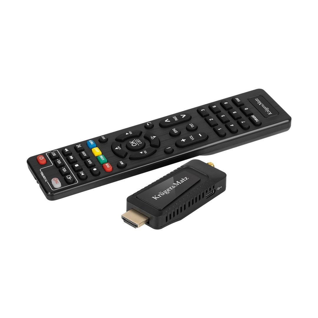 KRUGER & MATZ Mini Tuner DVB-T2 H.265 HEVC KM9998
