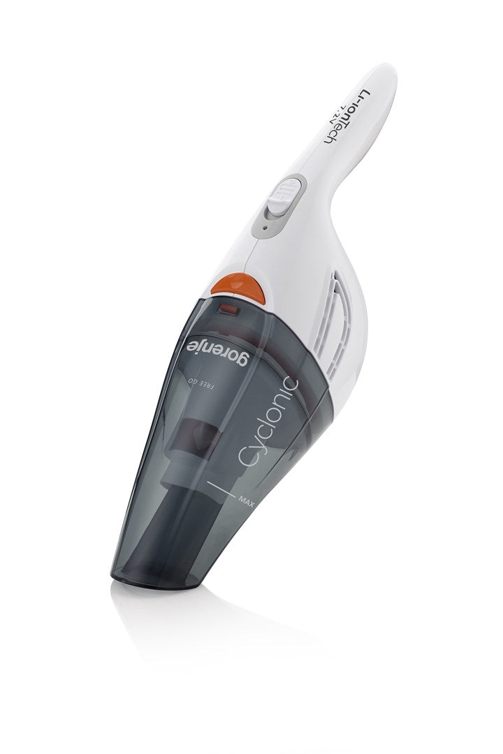 Gorenje MVC72FW handheld vacuum Black  White Bagless