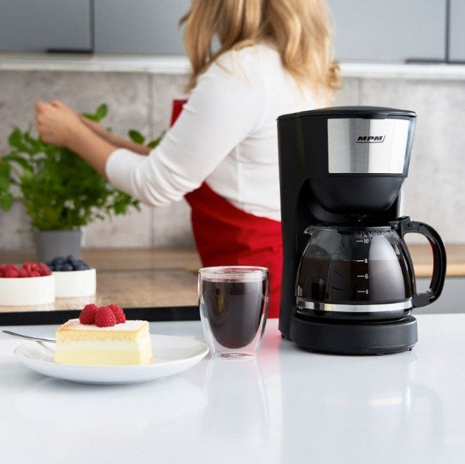 MPM MKW-12 Drip Coffee Maker - Black