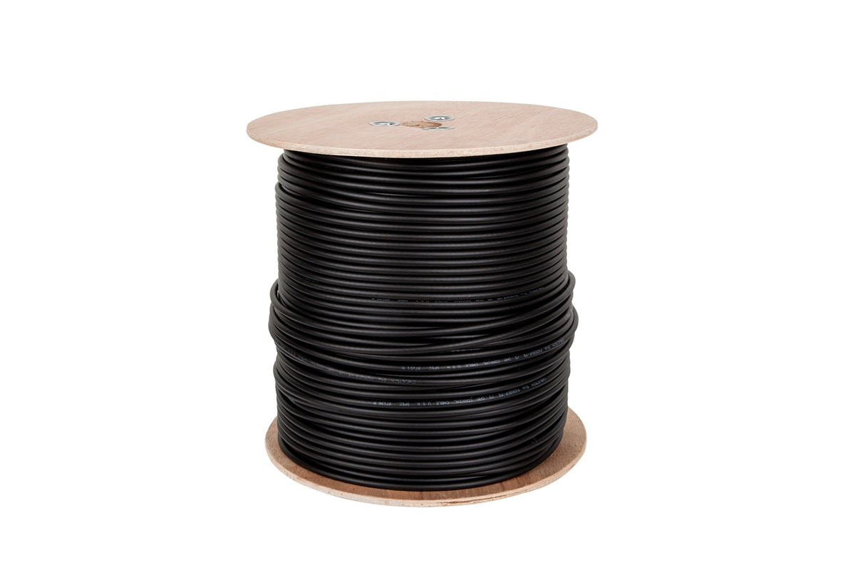 Coaxial Cable F690 BV+GEL BLACK 305m