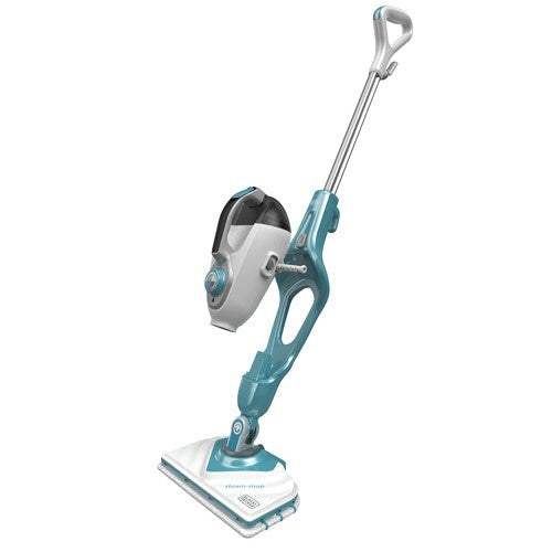 Black & Decker BHSM166DSM steam cleaner Steam mop 0.5 L 1600 W Aqua colour  White