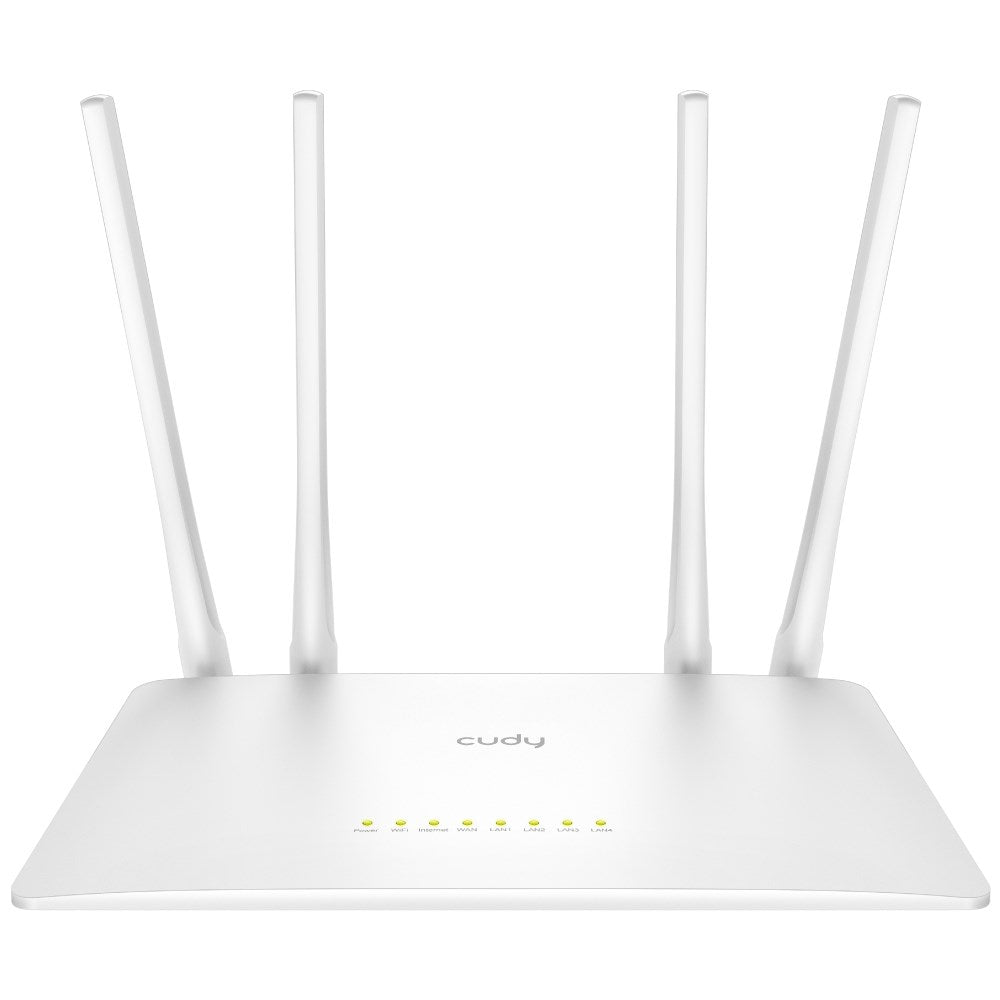 Cudy WR1200 Wireless Router Fast Ethernet Dual-Band (2.4 GHz/ 5 GHz) White