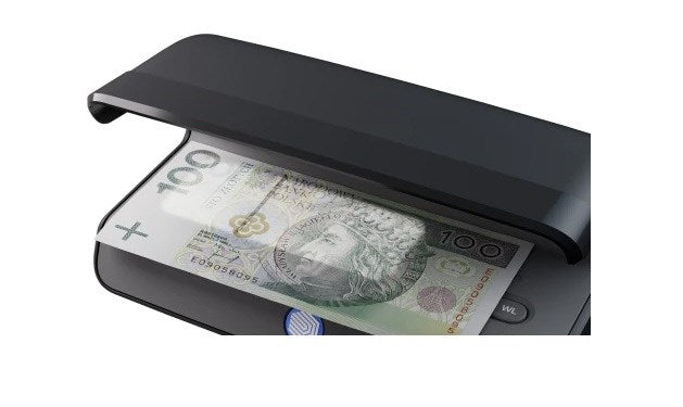 Safescan 75 LED UV/White Currency and Passport Tester, Black (131-0723)