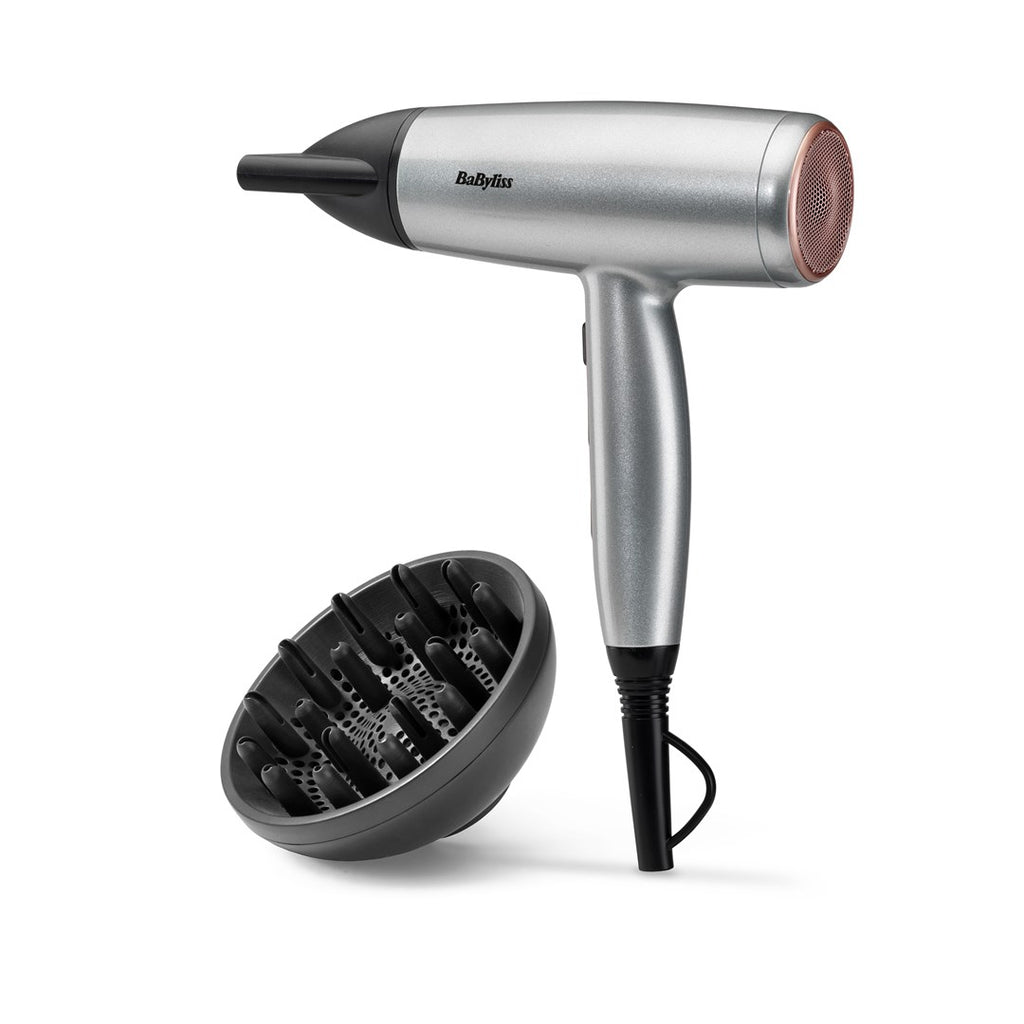BaByliss Hair Dryer Cosmos D580DE 2100 W Satin Steel