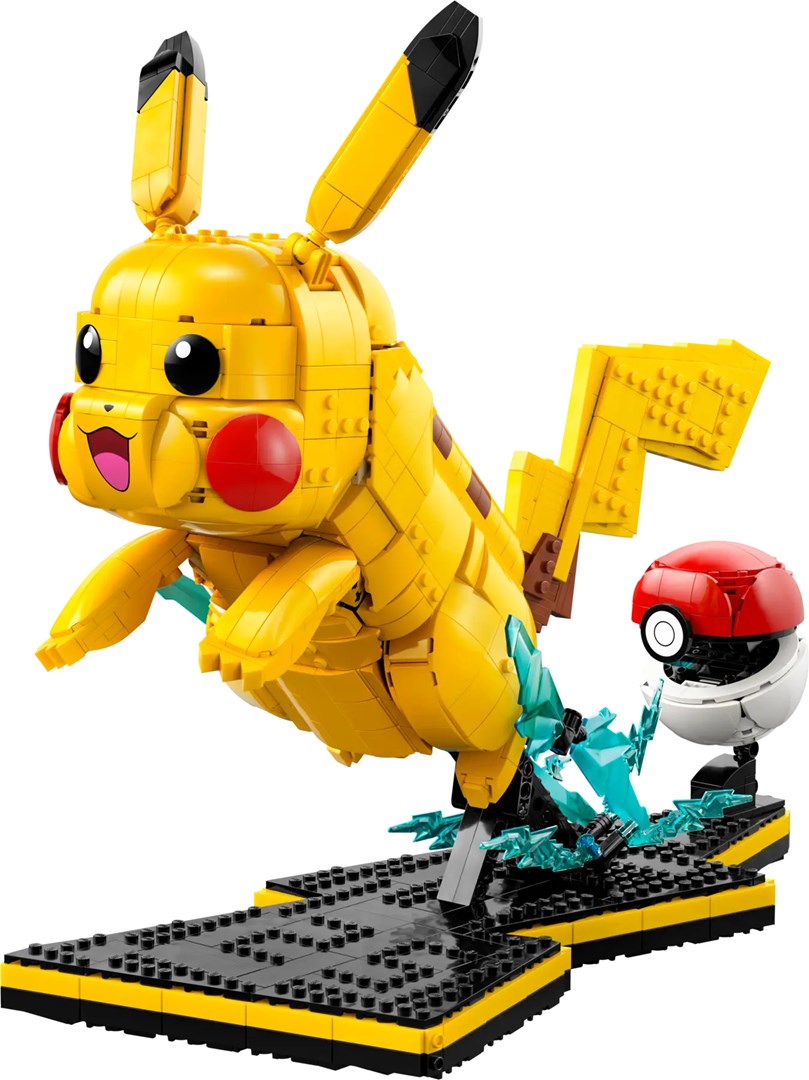 LEGO POKÉMON Pikachu and Pokéball Building Set 2050 Elements Ages 18+ Model 72152