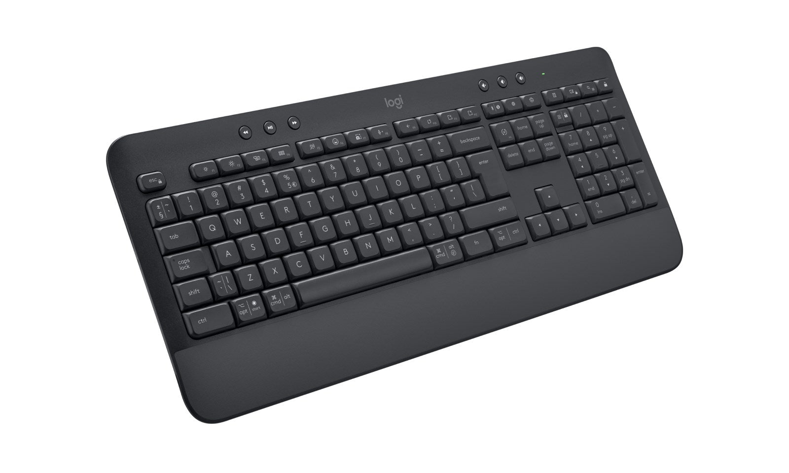 Logitech Signature K650 Wireless Keyboard, Bluetooth 5.1, QWERTY, Graphite