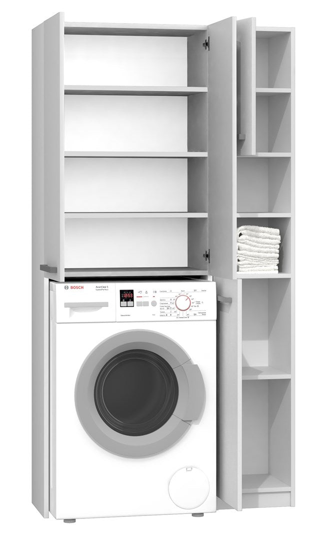 Topeshop ZESTAW MARPOL DD BIEL bathroom storage cabinet White
