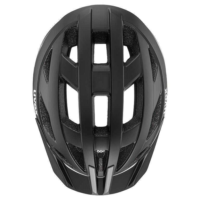 uvex I-vo 2 Helmet for City Cycling, Black Matte, Size 60-64 cm, Model 41/0/660/01/19
