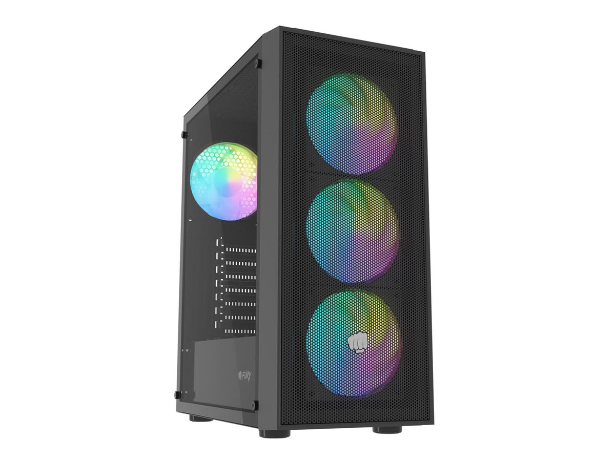 FURY MIDI Tower Computer Case Black NFO-2402