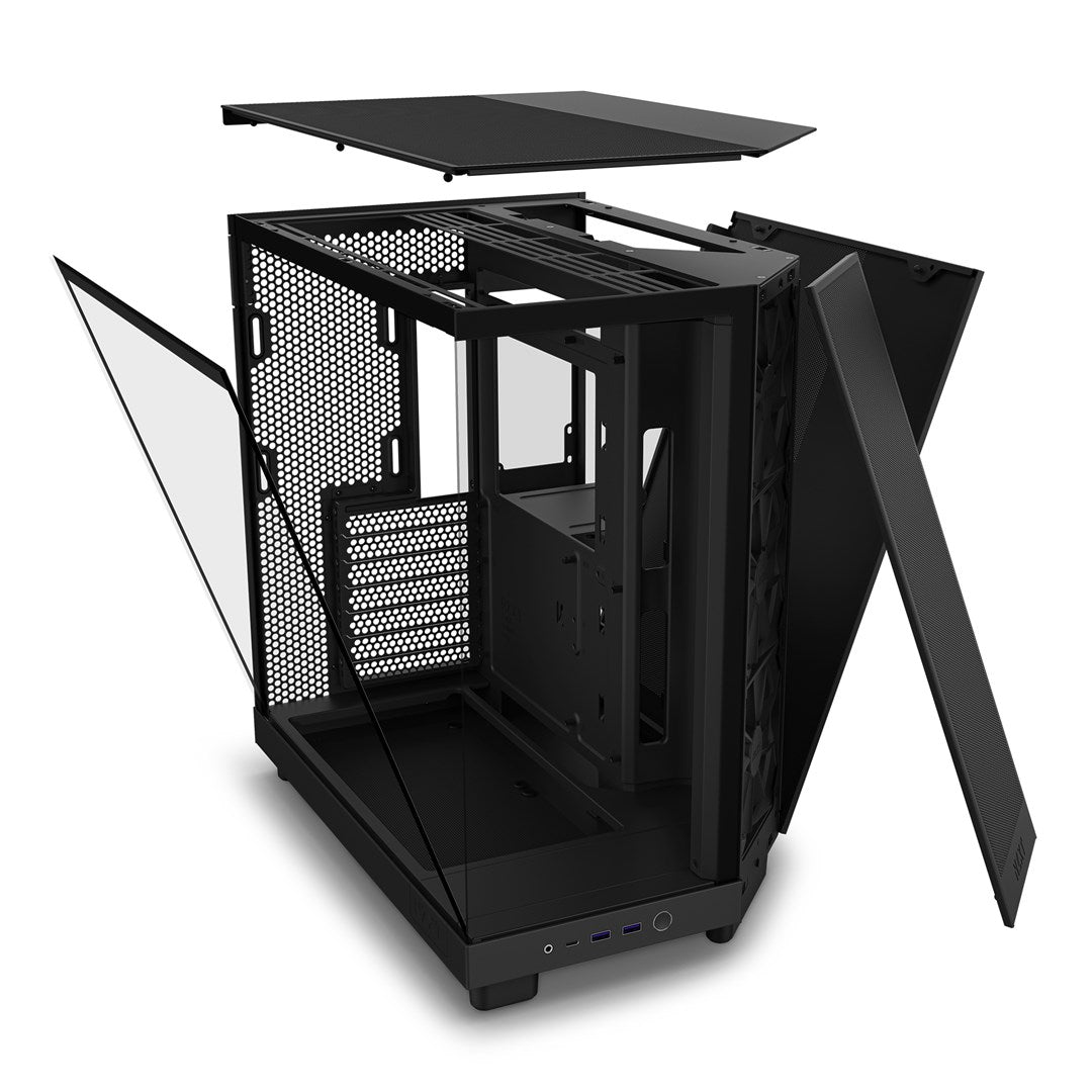 NZXT H6 Flow Midi Tower Case Black - CC-H61FB-01