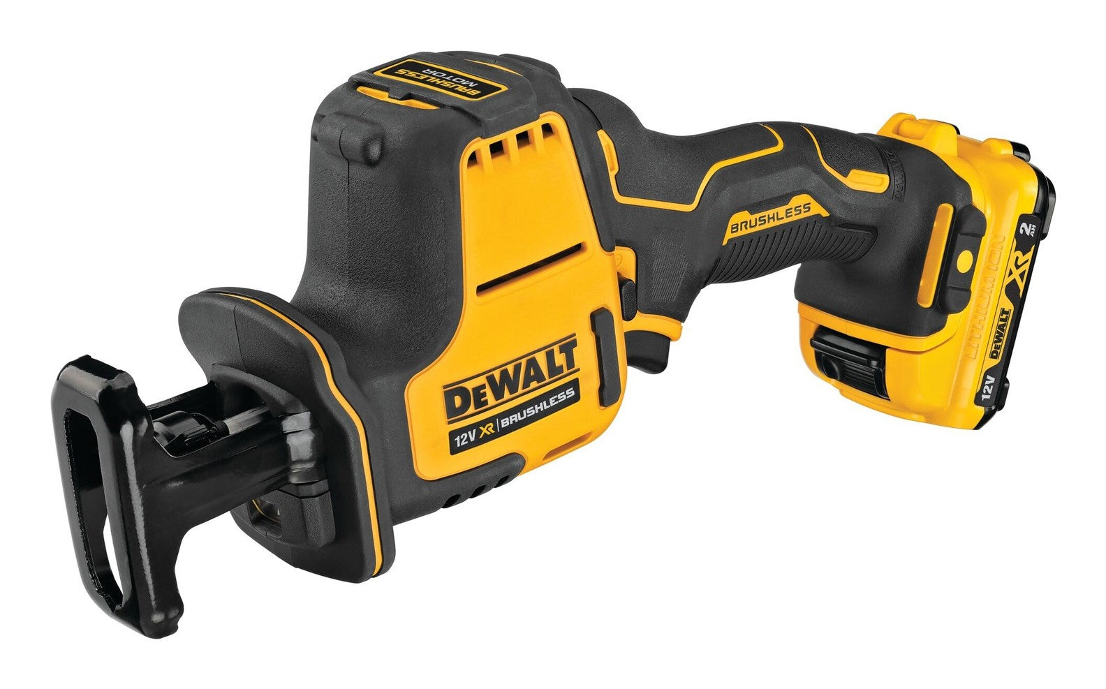 DeWALT DCS312D2-QW reciprocating saw 2800 spm Black  Yellow