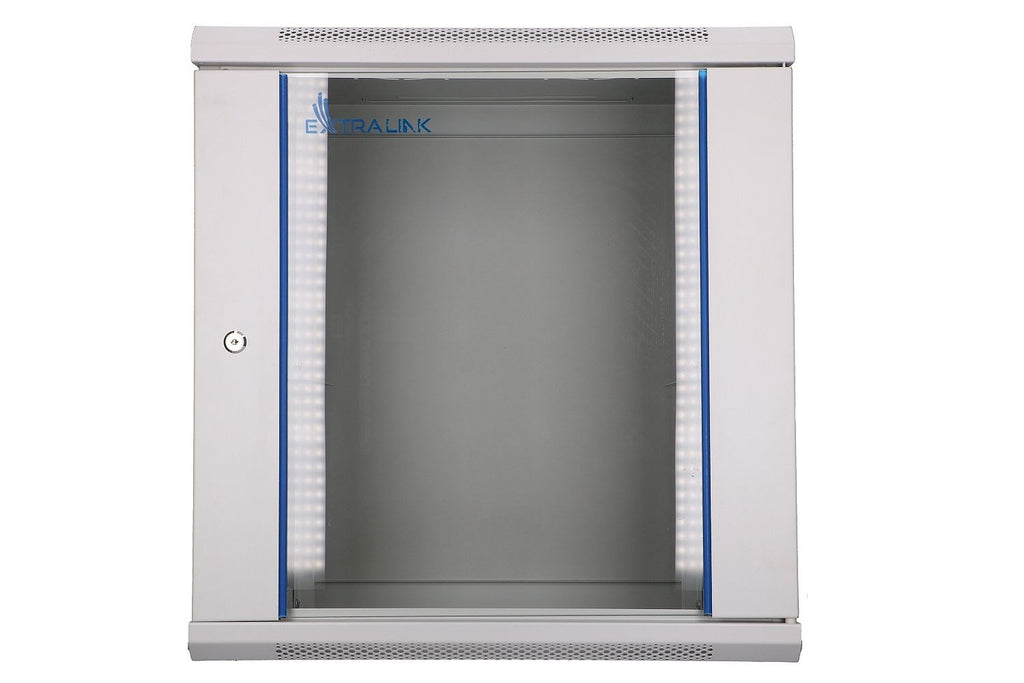 Extralink Rackmount Cabinet 12U 600x450 Gray Wall Mounted