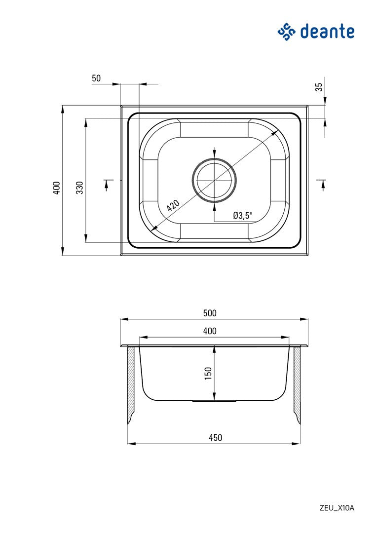 1-Bowl Steel Sink