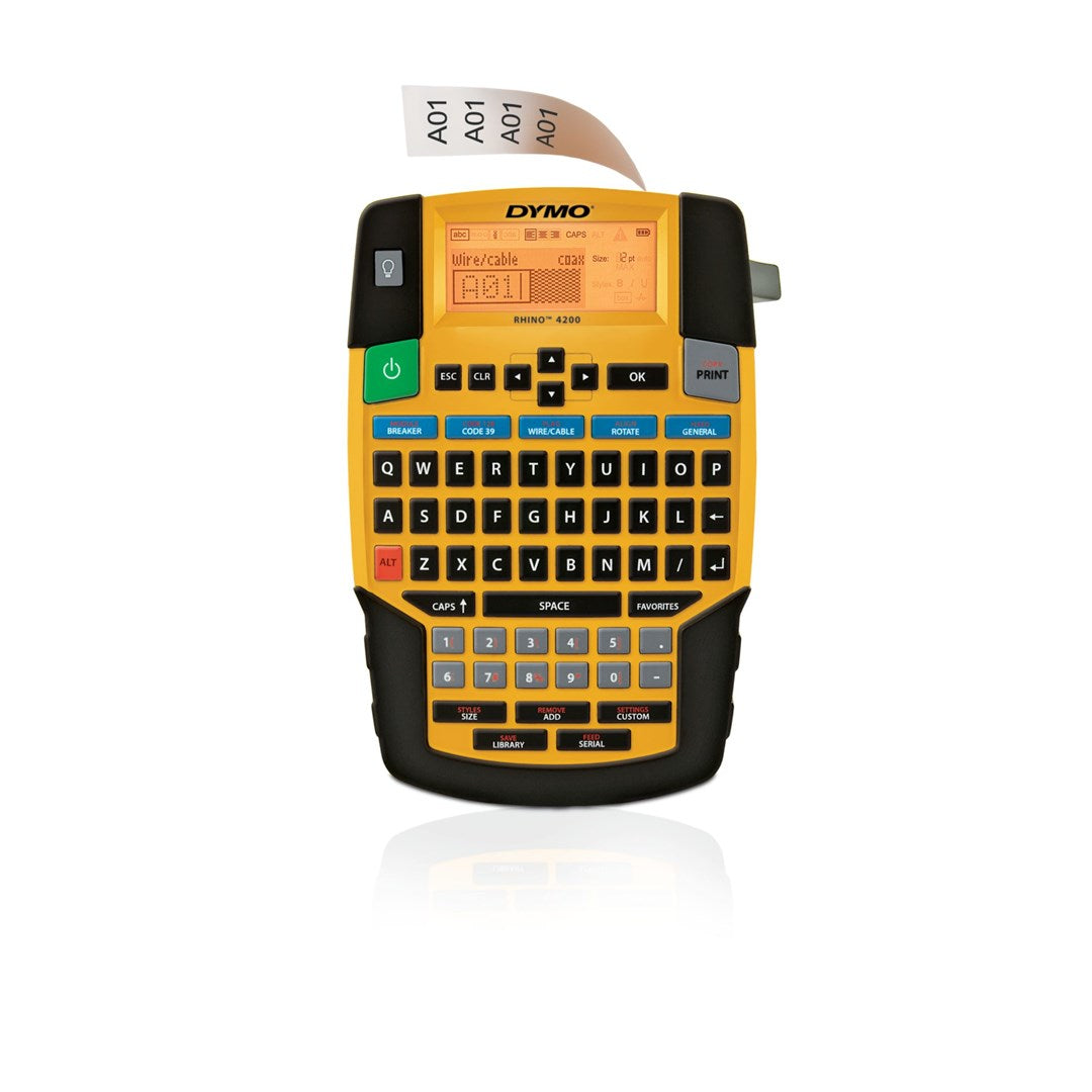 DYMO RHINO 4200 Handheld Label Printer QWERTY