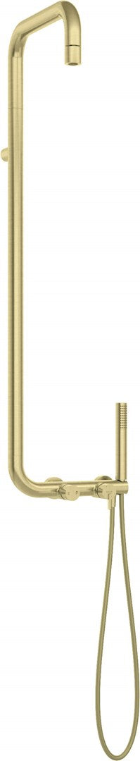 Deante Rain Shower Set Brushed Gold with Faucet NQSR4XM