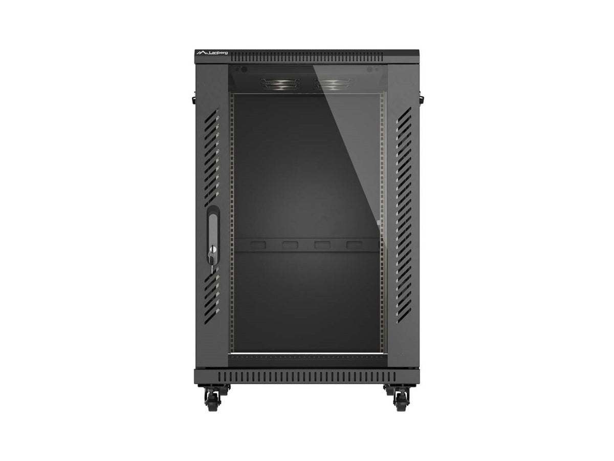 Lanberg Floor Standing Rack Cabinet 18U 800 kg Black FF01-6818-12B