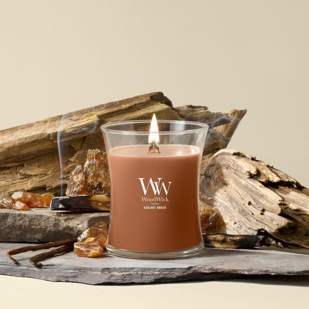 WoodWick Scented Candle Ellipse Radiant Amber 275 g 1 pc | Model: 2670614E