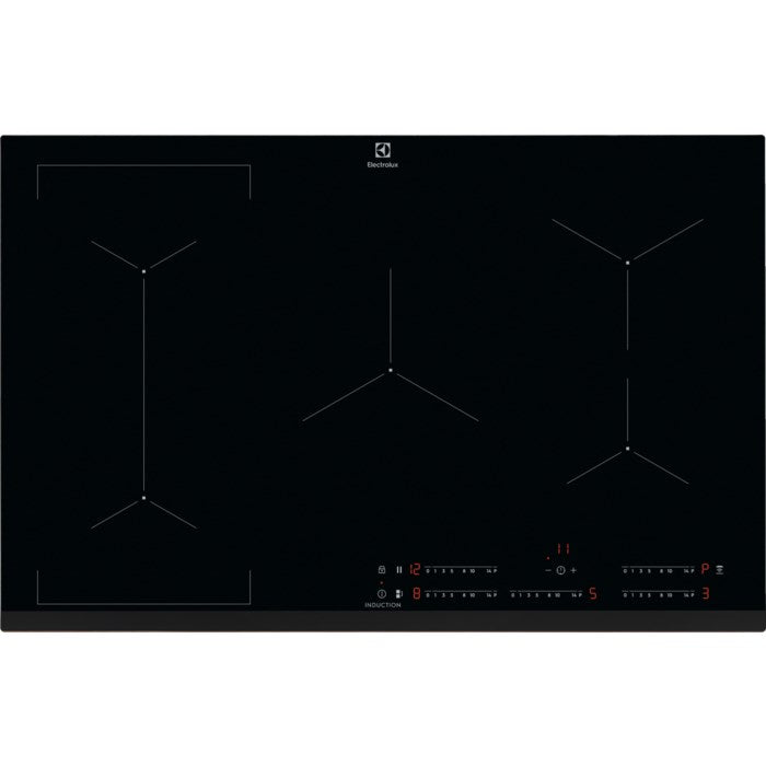 Electrolux EIV835 Built-in Induction Hob 80 cm 5 Zones Black