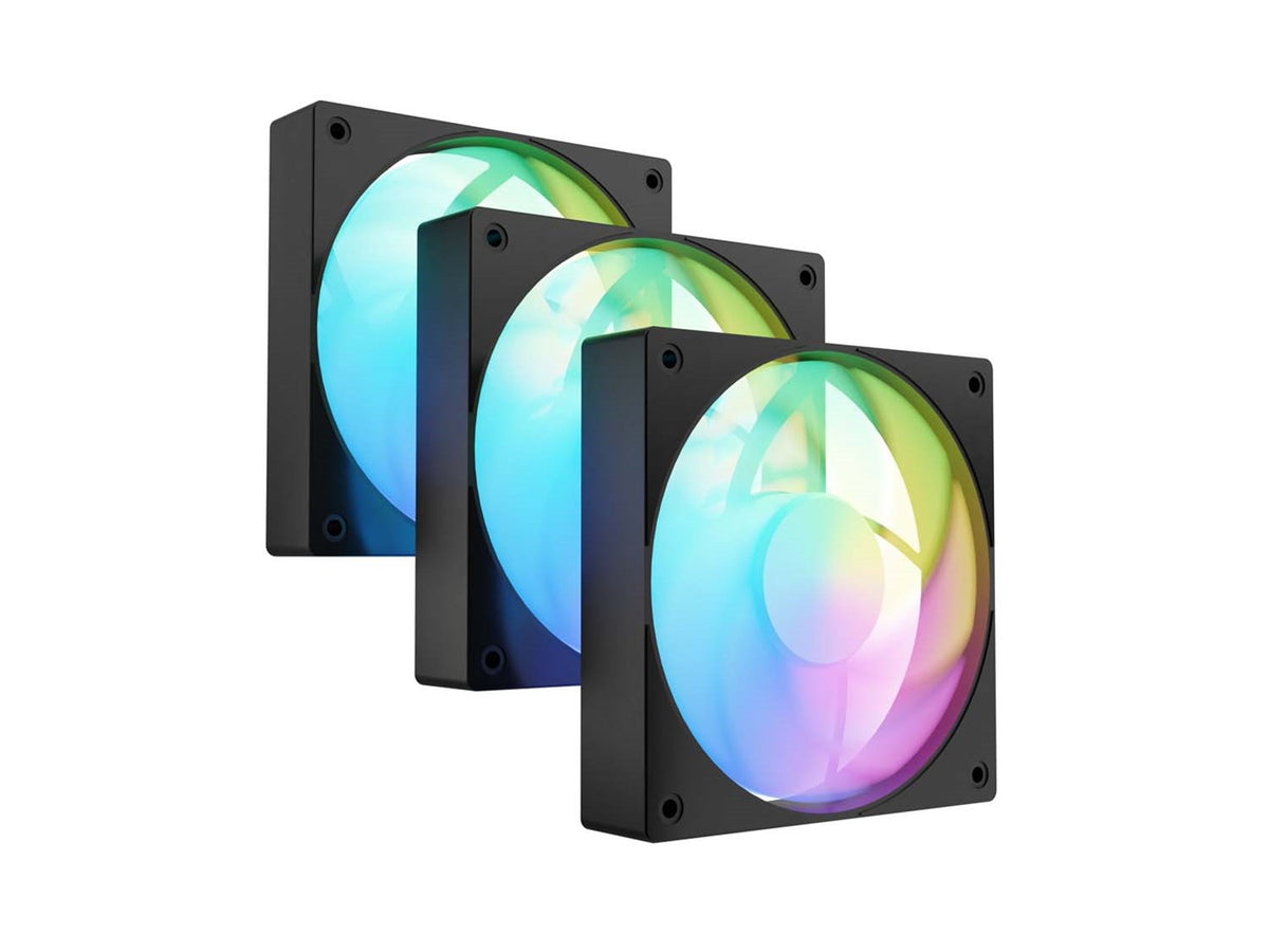 FURY Set of 3 Fans SAI S12 ARGB PWM, Black, Model NGF-2412