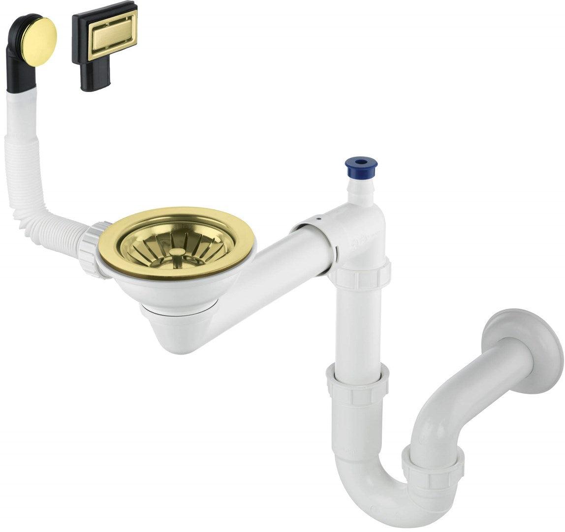 Deante Siphon for 1-Bowl Granite Sink Space-Saver