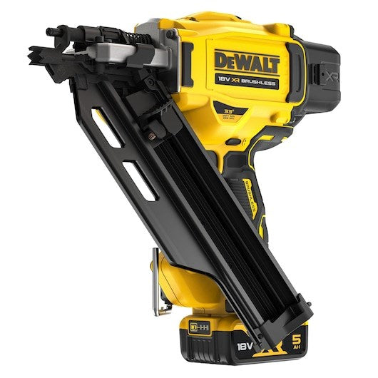 DEWALT DCN930P2 Nailer 18V 33° 64-90 mm with 2x5.0Ah