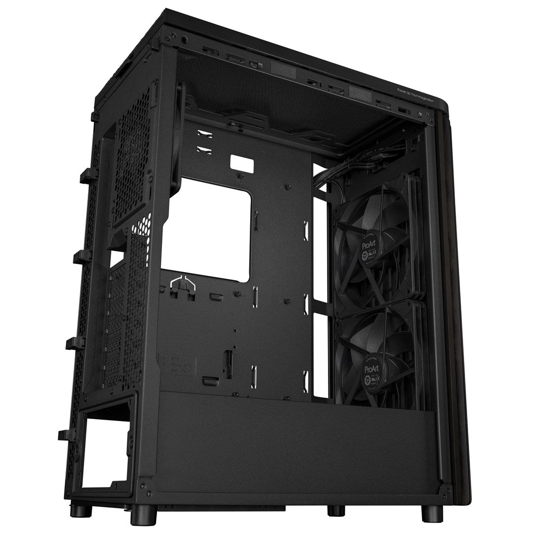 ASUS ProArt PA401 Wood Edition Mesh Panel Black - PC Case