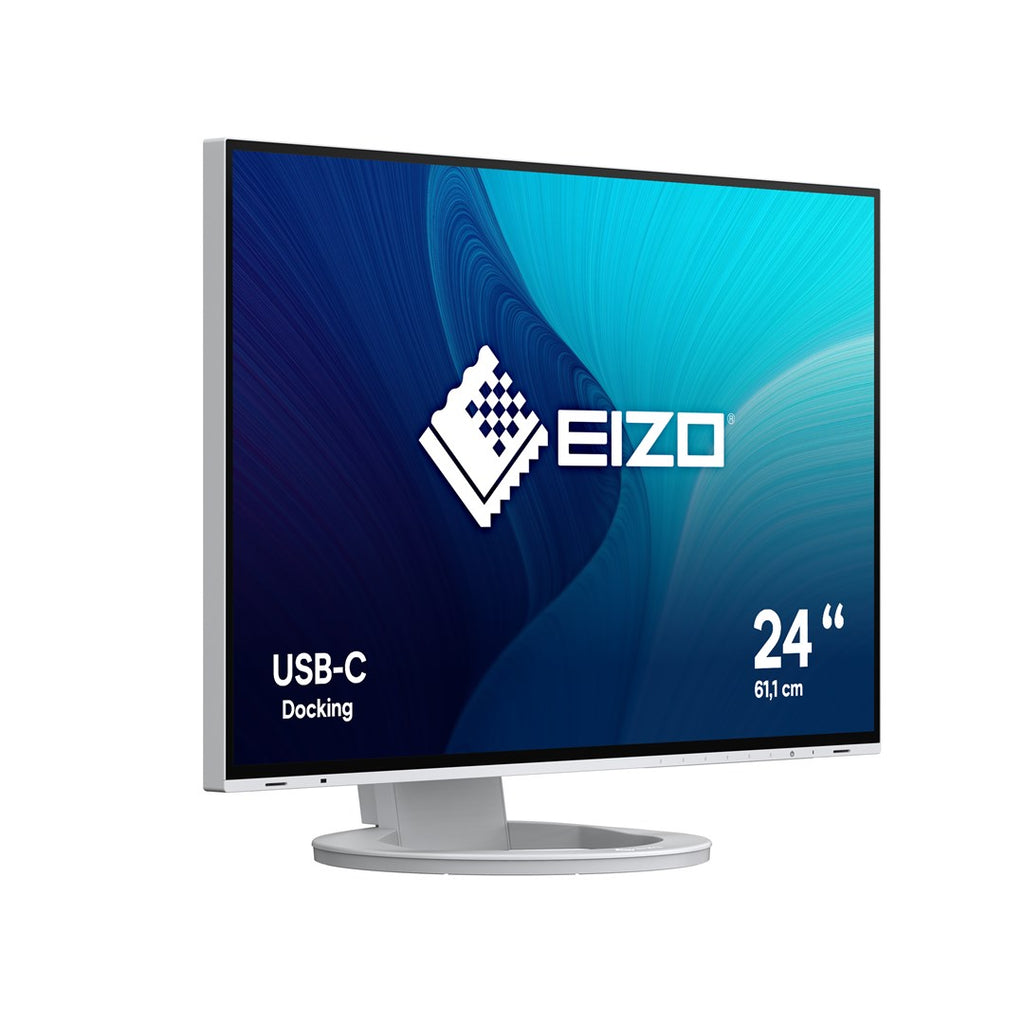 EIZO FlexScan EV2485-WT computer monitor 61.2 cm (24.1 ) 1920 x 1200 pixels WUXGA LCD White
