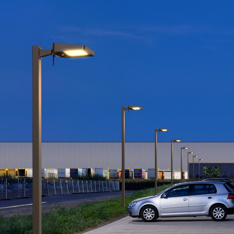 PowerNeed AAL-02A Outdoor Lighting Black Solar 5000 lm IP66 with Sensors