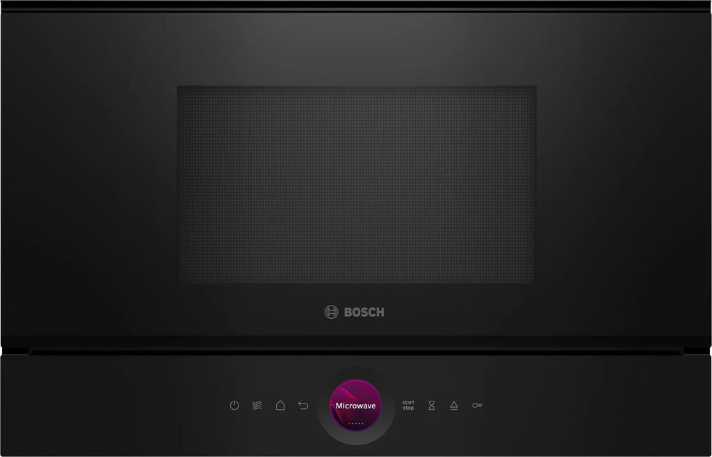 BOSCH Serie 8 Built-in Microwave 21L 900W Black BER7321B1