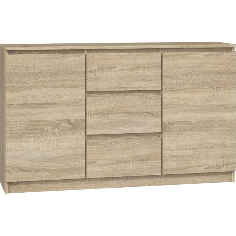 Topeshop Chest of Drawers 2D3S Sonoma Oak 120 Modern