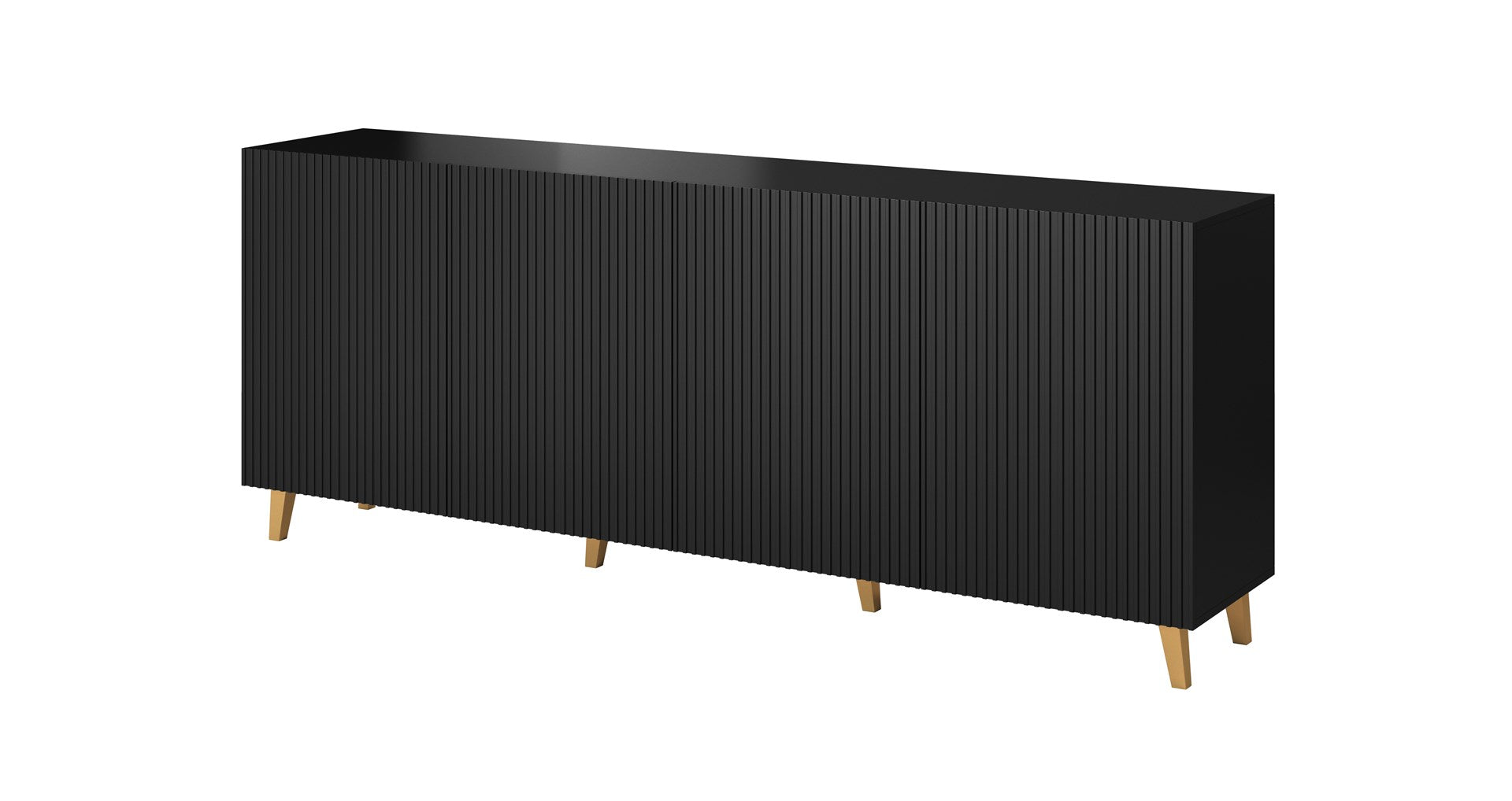 Cama Commode PAFOS 200x42x82 Black matt