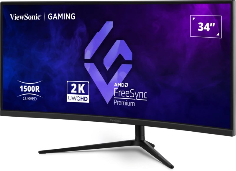 Viewsonic VX3418C-2K Monitor 34" UltraWide Quad HD 3440x1440 Black Gaming