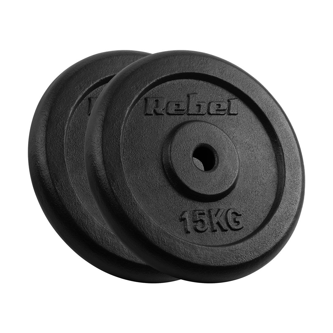 Rebel Weight Set 30 kg with 2x15 kg Classic Disc Weights, 31 mm Bore RBA-2130