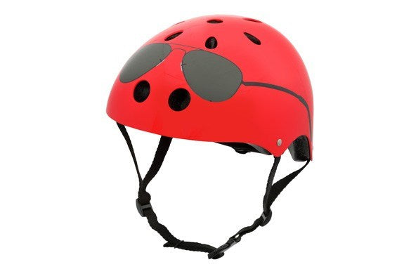 HORNIT Children's Helmet Aviators M 53-58 cm AVM909 Weight: 385 g Color: Black, Red